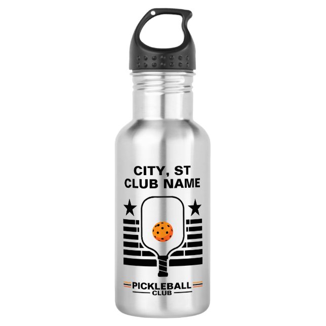 Garrafa Pickleball Personalized Name Pickleball Club (Frente)