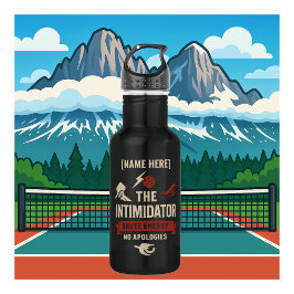 Garrafa Pickleball Water Bottle Featuring The Intimidator