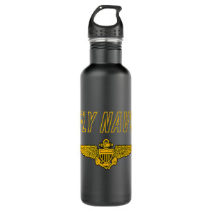 Garrafa Piloto Marinho de Camisa Clássica Oficial Naval Wi