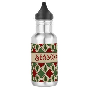 Garrafa Pine Tree e Harlequin Water Bottle