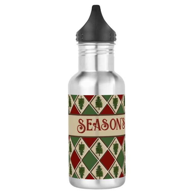 Garrafa Pine Tree e Harlequin Water Bottle (Esquerda)