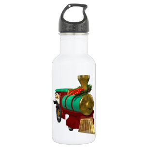 Garrafa Pinguim de Cartoon Bonito e Comboio de Natal