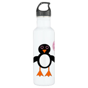 Garrafa Pinguim-Menino Rosa-Gelado