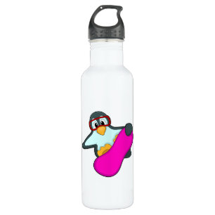 Garrafa Pinguim no Snowboard Sports & Ski goggoggles