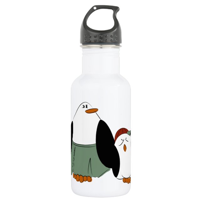 Garrafa Pinguins de Cartoon (Frente)