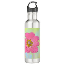 Garrafa Pink Floral Water Bottle