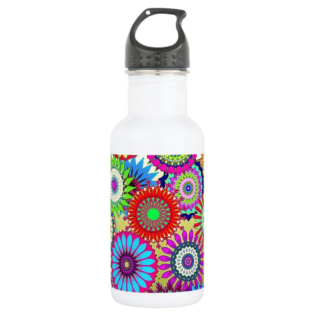 Garrafa Pinrodas mosaicas (Frente)