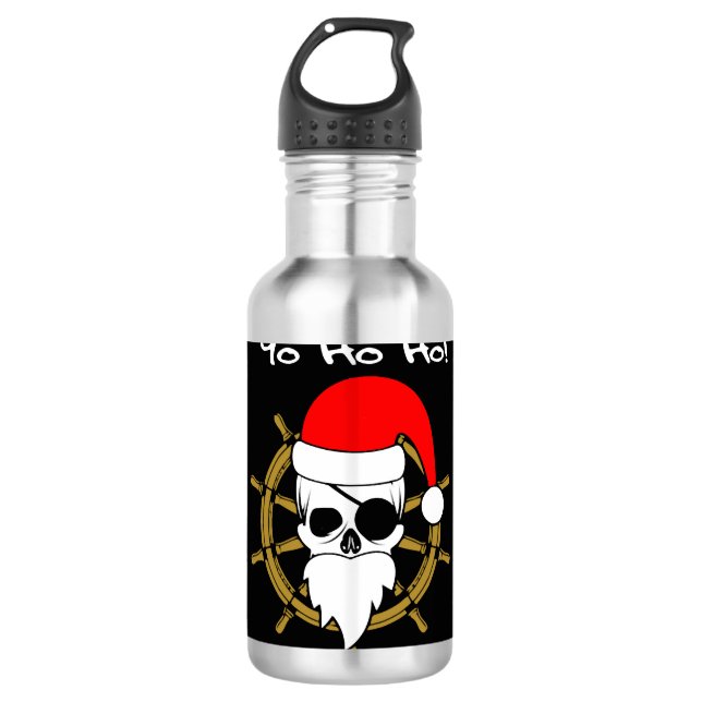 Garrafa Piratas de Natal T Shirt (Frente)