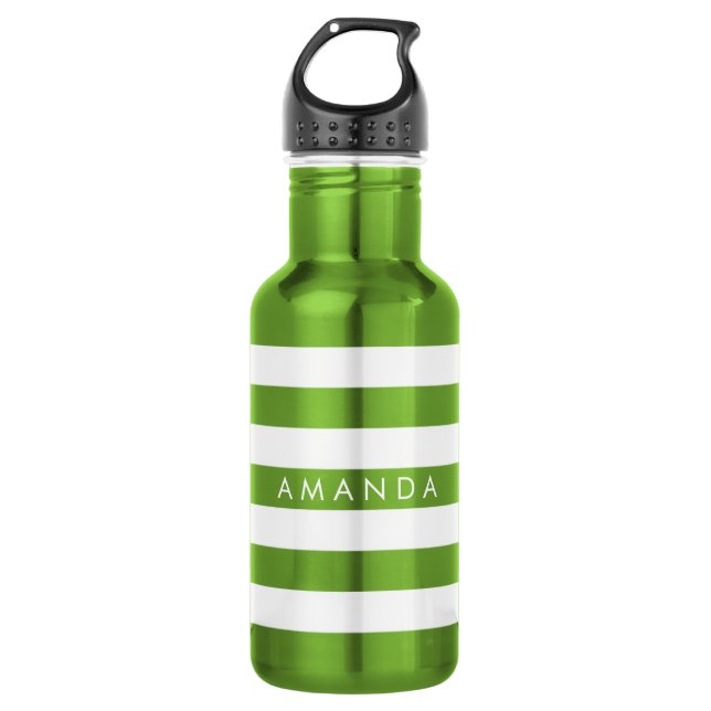 Garrafa PixDezines faixas brancas ajustáveis/fundo digital (Frente)