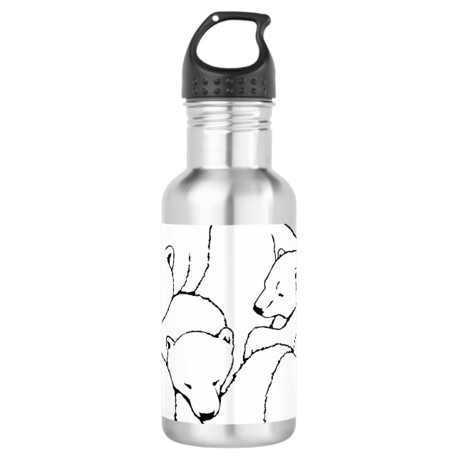 Garrafa Polar Bear Art (Frente)