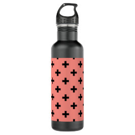 Garrafa Polka negra cruza em pêssego