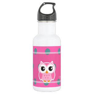 Garrafa Pontos Cool da Moda com Coruja Personalizada
