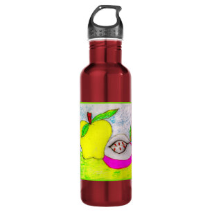 Garrafa Pop Art Apple 24 oz Alumínio