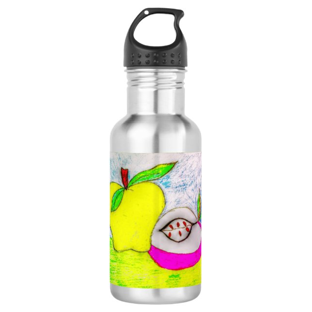 Garrafa Pop Art Apple 24 oz Alumínio (Frente)