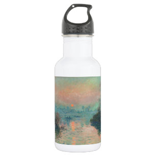 Garrafa Pôr do sol de Monet no Sena Arte Fina Impressionis
