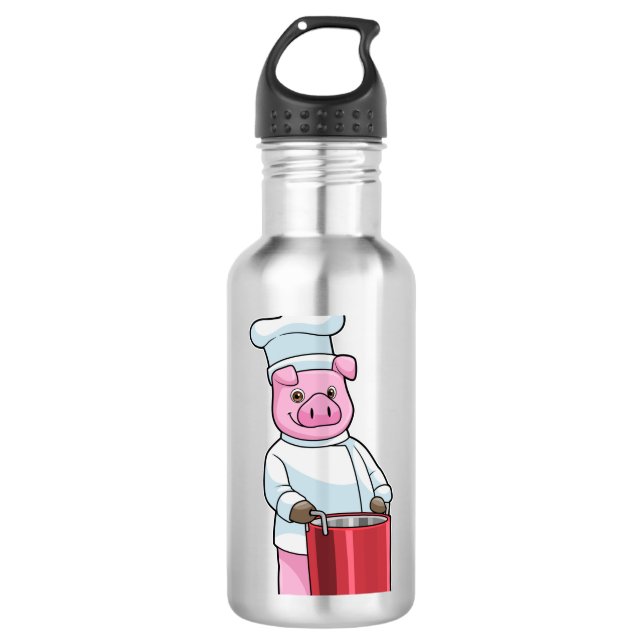 Garrafa Porco como cozinhar com pote Cozinhar (Frente)