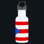 Garrafa Porto Rico Estado Bandeira Liberdade<br><div class="desc">Celebre o seu orgulho porto-riquenho com todos os golpes da nossa garrafa exclusiva Liberty, com a bandeira de Porto Rico! Criada com elegância e praticidade em mente, esta garrafa Liberdade não é apenas um recipiente de bebidas; é uma declaração de patrimônio porto-riquenho e orgulho cultural. O design impressionante mostra com...</div>