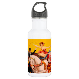 Garrafa Poster de Circo Vintage