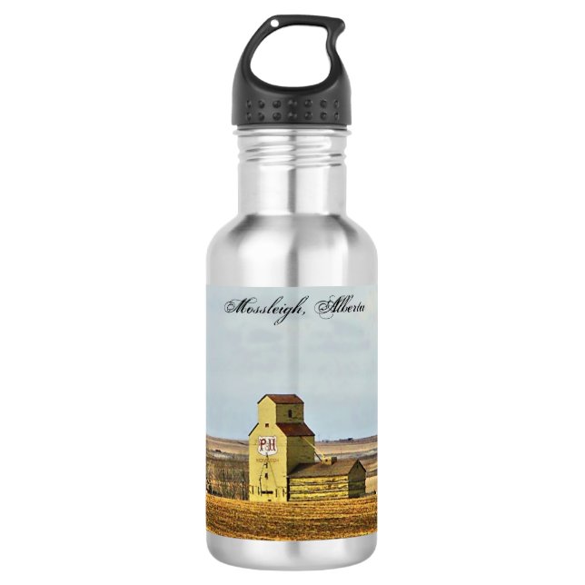 Garrafa Prairie Sentinels Mossleigh Alberta Water Bottle (Frente)