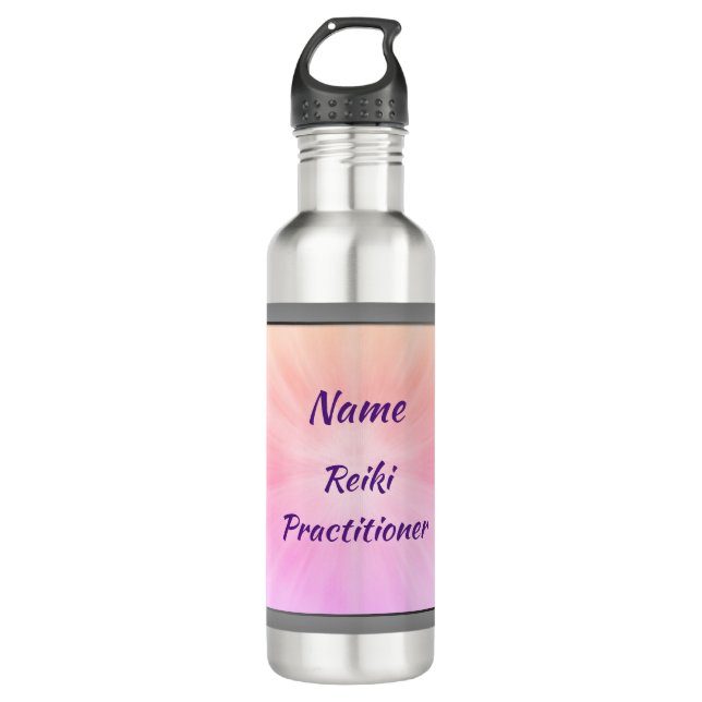 Garrafa Praticante Reiki personalizado (Frente)