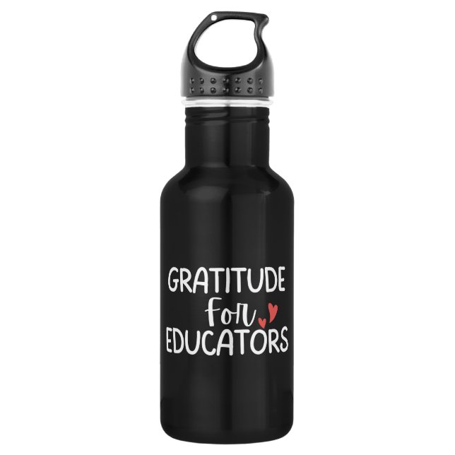 Garrafa Presente de Agradecimento para Professores 'Gratid (Frente)