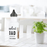 Garrafa Presente de Dia de os pais Feliz para Foto de Cola<br><div class="desc">O "Melhor Pai de Colagem Moderna - Foto Colorida Nunca Dotado" é um presente personalizado e único para qualquer pai que mereça ser celebrado. O presente é uma foto de colagem composta por várias imagens individuais que foram cuidadosamente organizadas para criar um design impressionante e atraente. O presente é uma...</div>