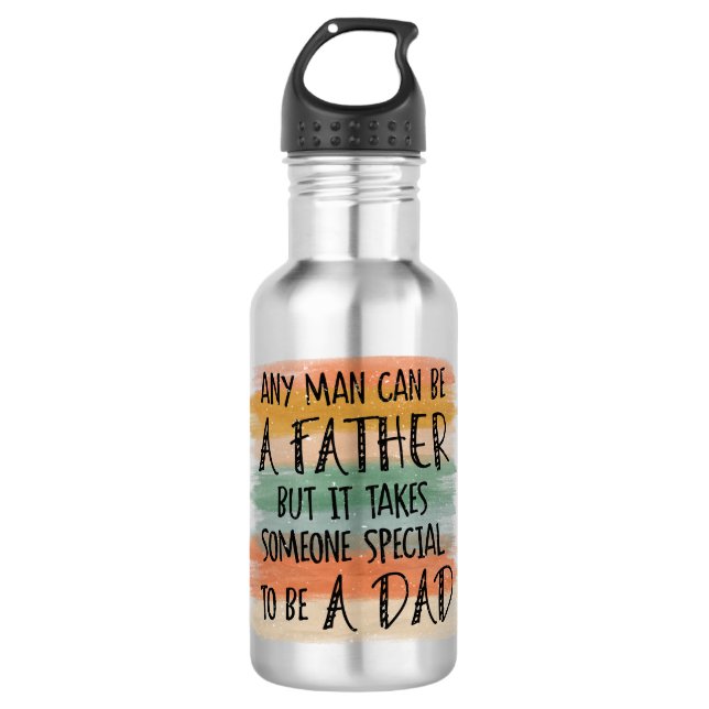 Garrafa Presente de Dia de os pais Stepdad | Pai especial (Frente)