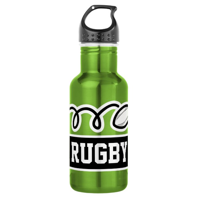 Garrafa Presente personalizado de rugby (Frente)