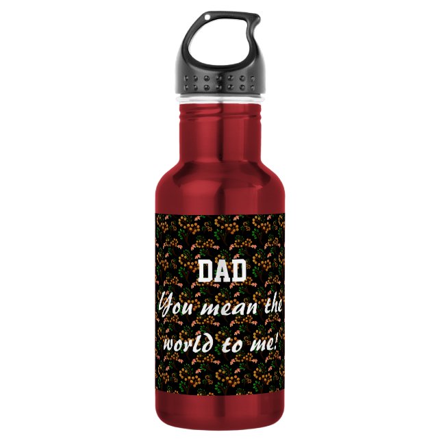 Garrafa Presente personalizado e customizado para o Dia do (Frente)