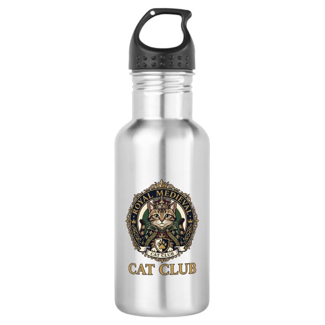 Garrafa Presente Real Medieval Gato Pai Idéia - Clube Real (Frente)