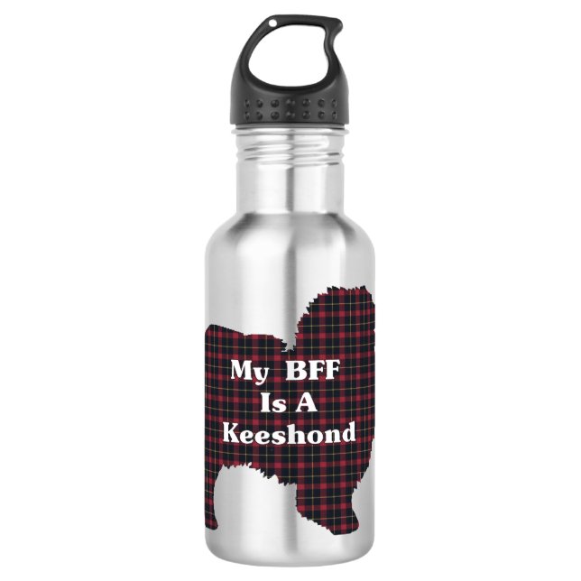 Garrafa Presentes de Amantes de BFF Keeshond (Frente)