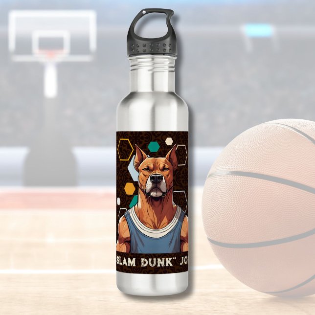 Garrafa Presentes legal de Cachorro para Jogadores de Basq (Cool Dog Gifts for Basketball Lovers Coach Fans)