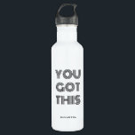 Garrafa Preto personalizado, você tem este S motivacional<br><div class="desc">Preto personalizado VOCÊ TEM ESTE Motivacional</div>