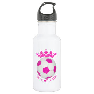 Garrafa Princesa do Futebol, bola de futebol rosa