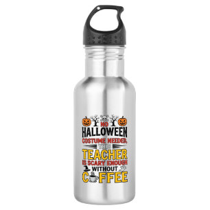 Garrafa Professor de Halloween Sem Roupa Necessária Café E