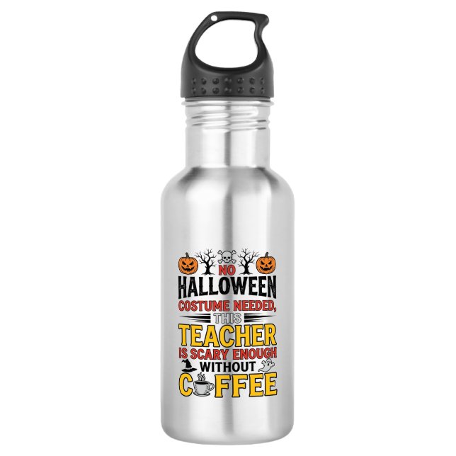 Garrafa Professor de Halloween Sem Roupa Necessária Café E (Frente)