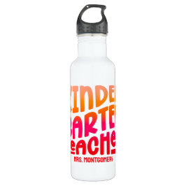 Garrafa Professor de jardim de infância Ombre vermelho lar