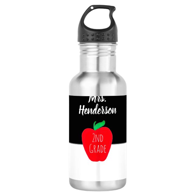 Garrafa Professor Moderno Red Apple Personalizado Grau Per (Frente)