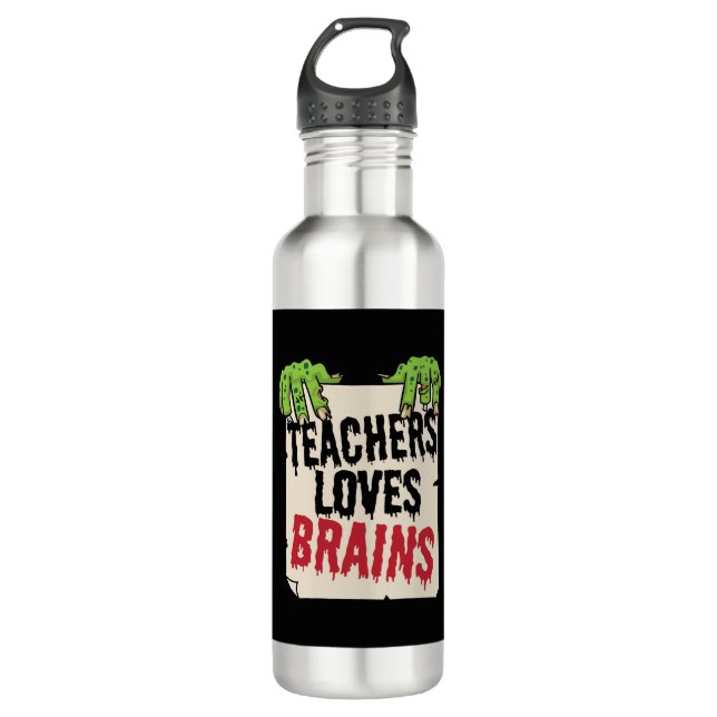 Garrafa Professores Adora Shir Dia de as Bruxas engraçado  (Frente)