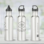 Garrafa Promocional de código QR do logotipo da empresa<br><div class="desc">Logotipo da empresa Código QR Promocional de aço inoxidável</div>