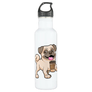 Garrafa Pug com café para ir