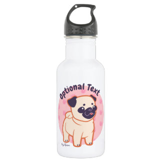 Garrafa Pug de Kawaii