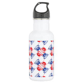 Garrafa Pug Pattern Red Blu
