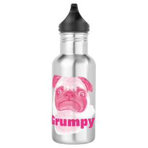 Garrafa Pug Perverso PINK Personalizado Puggy