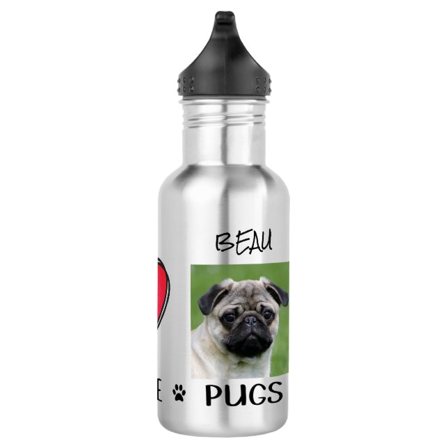 Garrafa Pug Pug Dog Lovers (Direita)