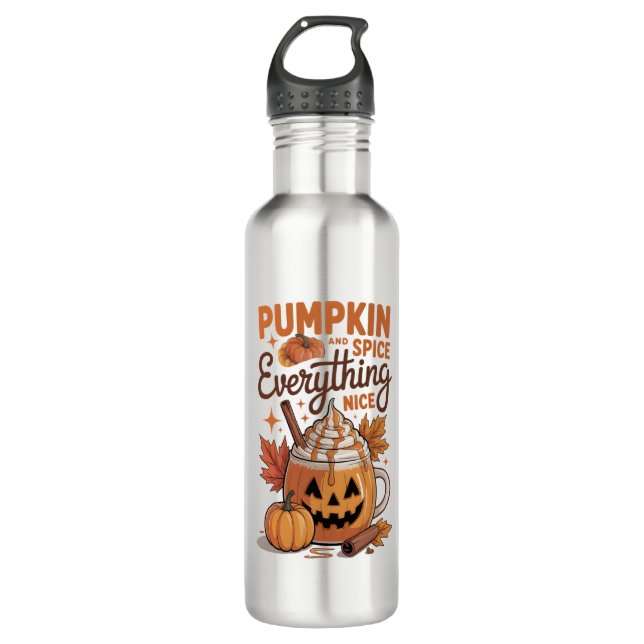 Garrafa Pumpkin Spice Halloween (Frente)