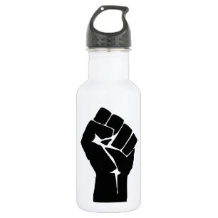 Garrafa Punho Negro Erguido - Protesto de Resistência