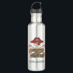 Garrafa Putt Pirates Golfing Hobby Personalizado<br><div class="desc">Entra em personagem e arranca esta garrafa de água temida de golfe pirata</div>