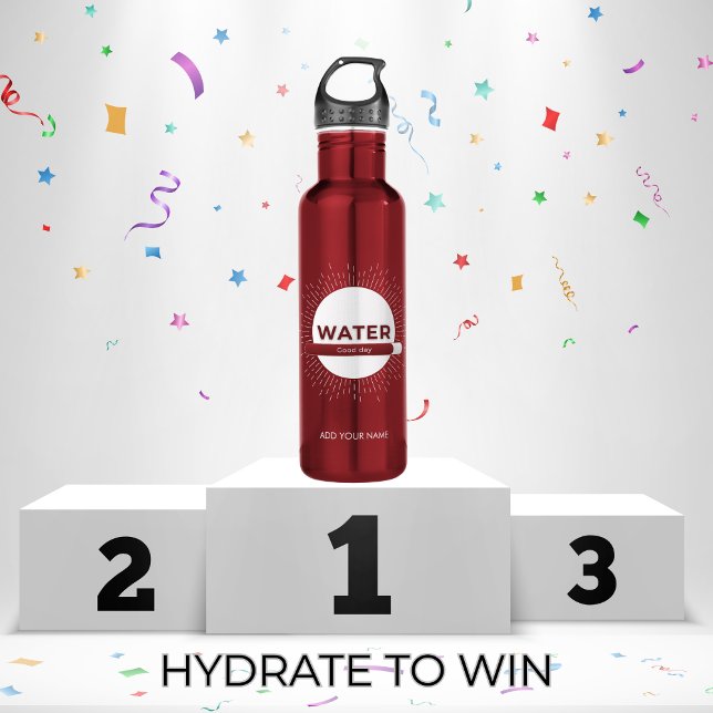 Garrafa Radiant Sun Water Quote with Good Day Bar (Criador carregado)