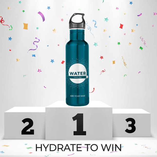 Garrafa Radiant Sun Water Quote with Good Day Bar (Criador carregado)